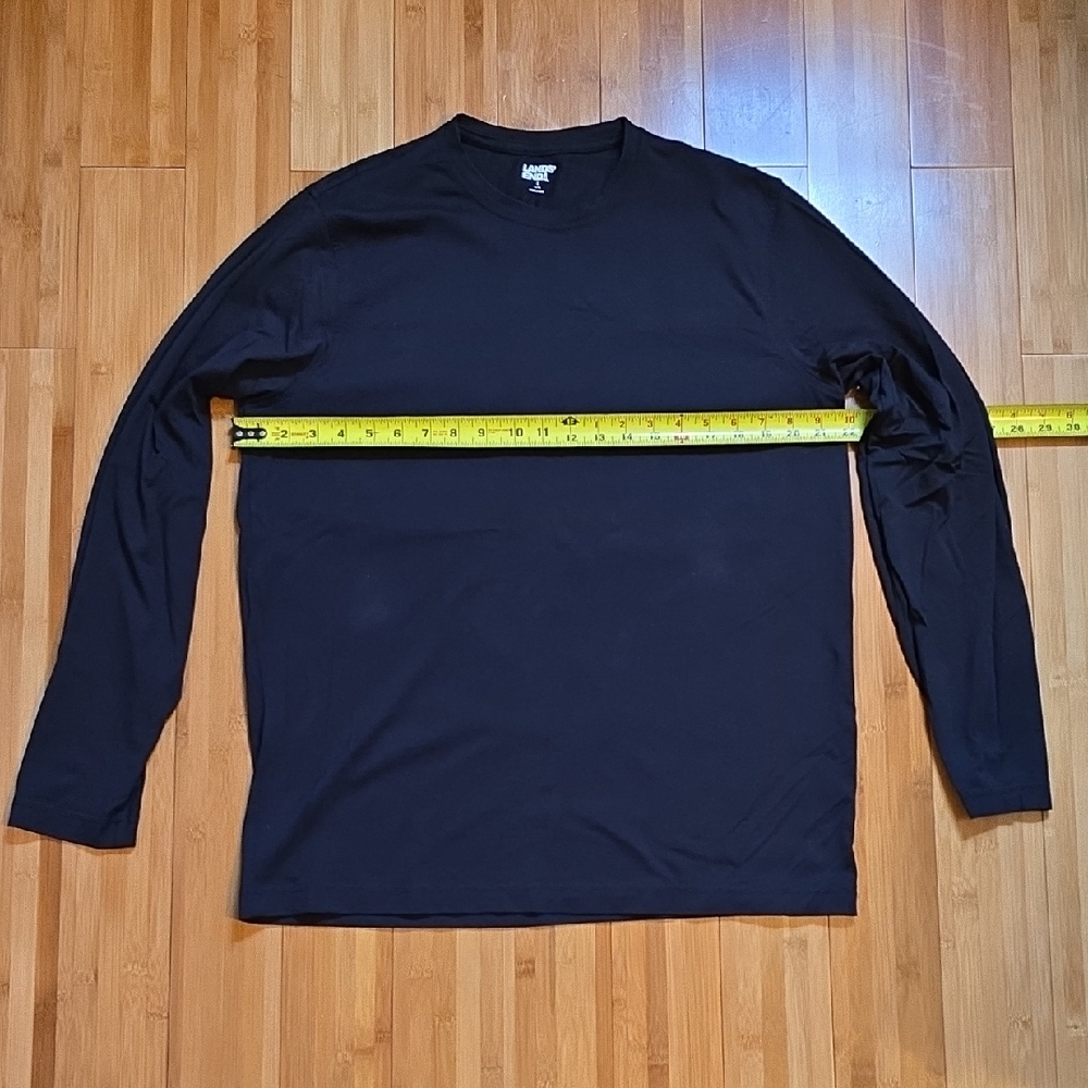 Lands' End Men's Navy Long Sleeve Tee